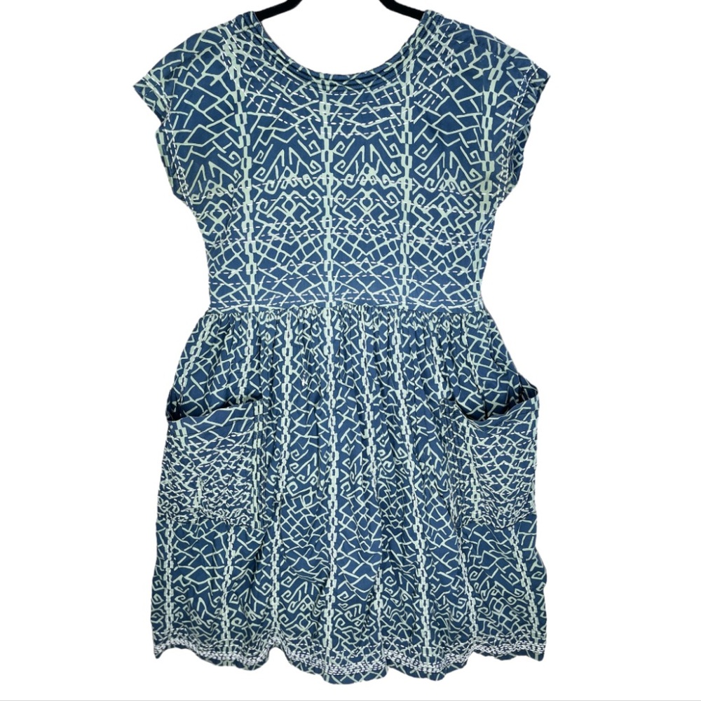 NoaNoa Vintage Hawaiian Oversized Knee Length Short Sleeve Dress Size Small